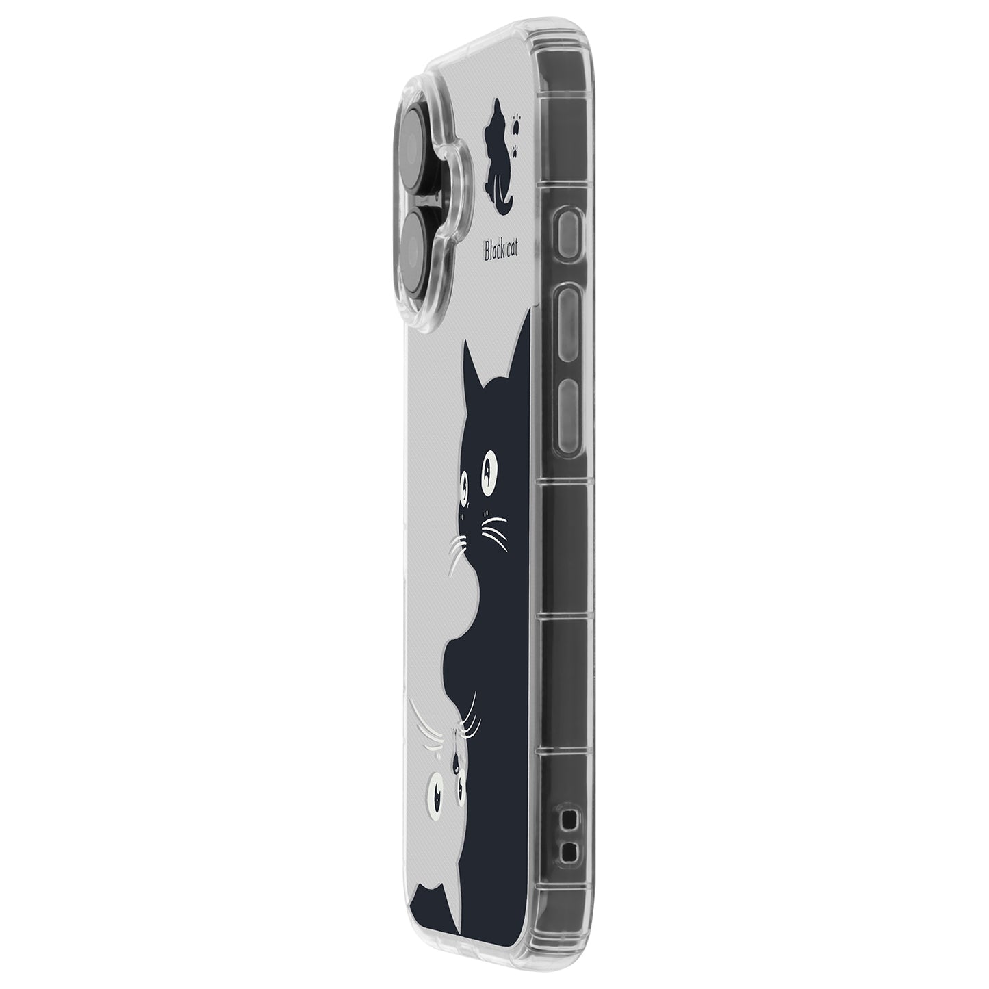 Capa para Apple iPhone 17 Air, OEM, Ultra Trendy Cat, Preta