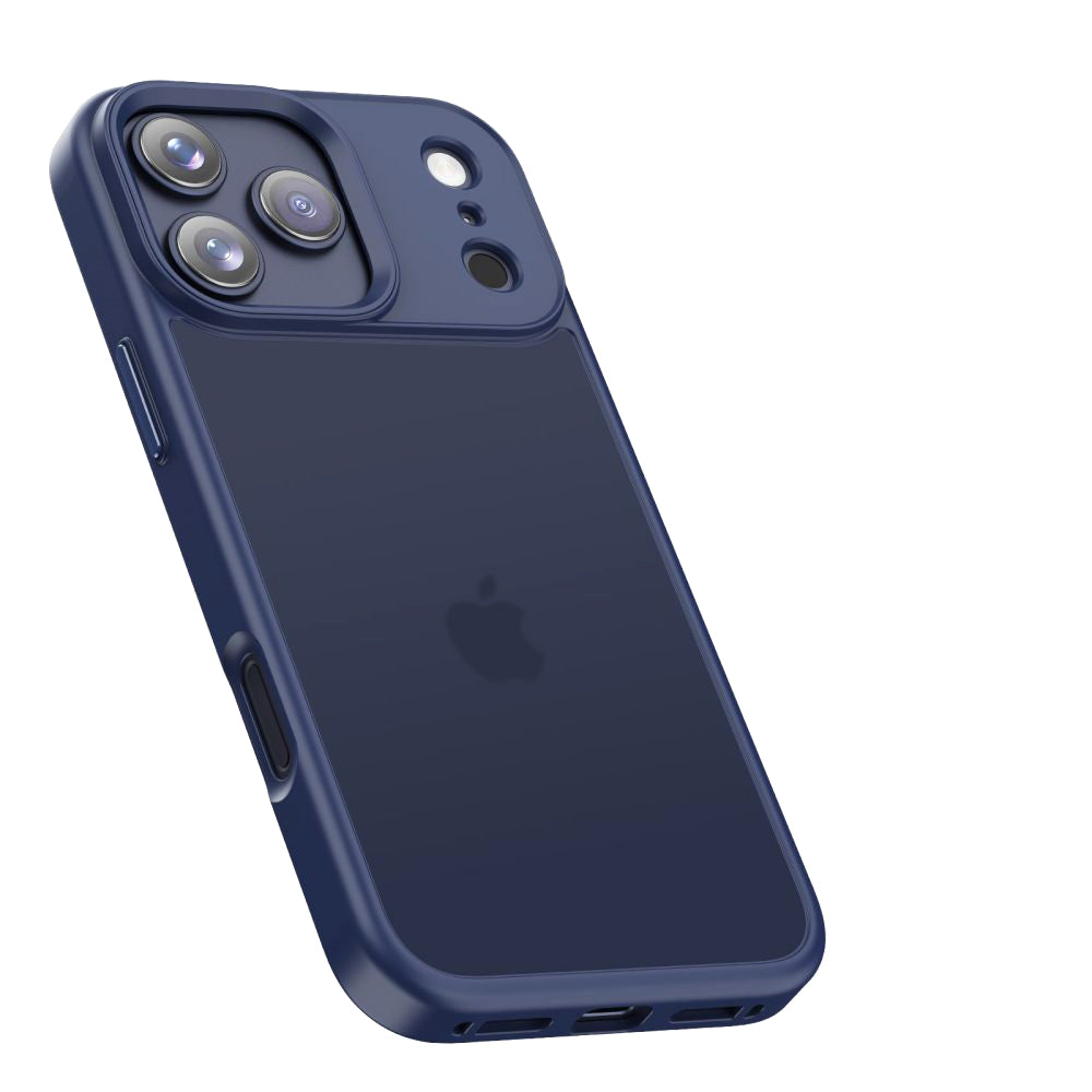 Capa para Apple iPhone 17 Pro, Tech-Protect, Magmat, Azul Marinho Mate
