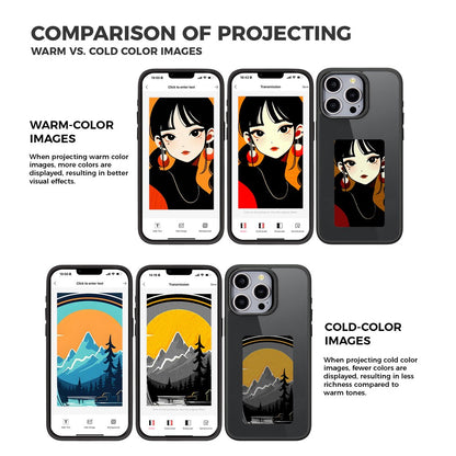 Case for Apple iPhone 14 Pro, OEM, Customized E-Ink Display, Black