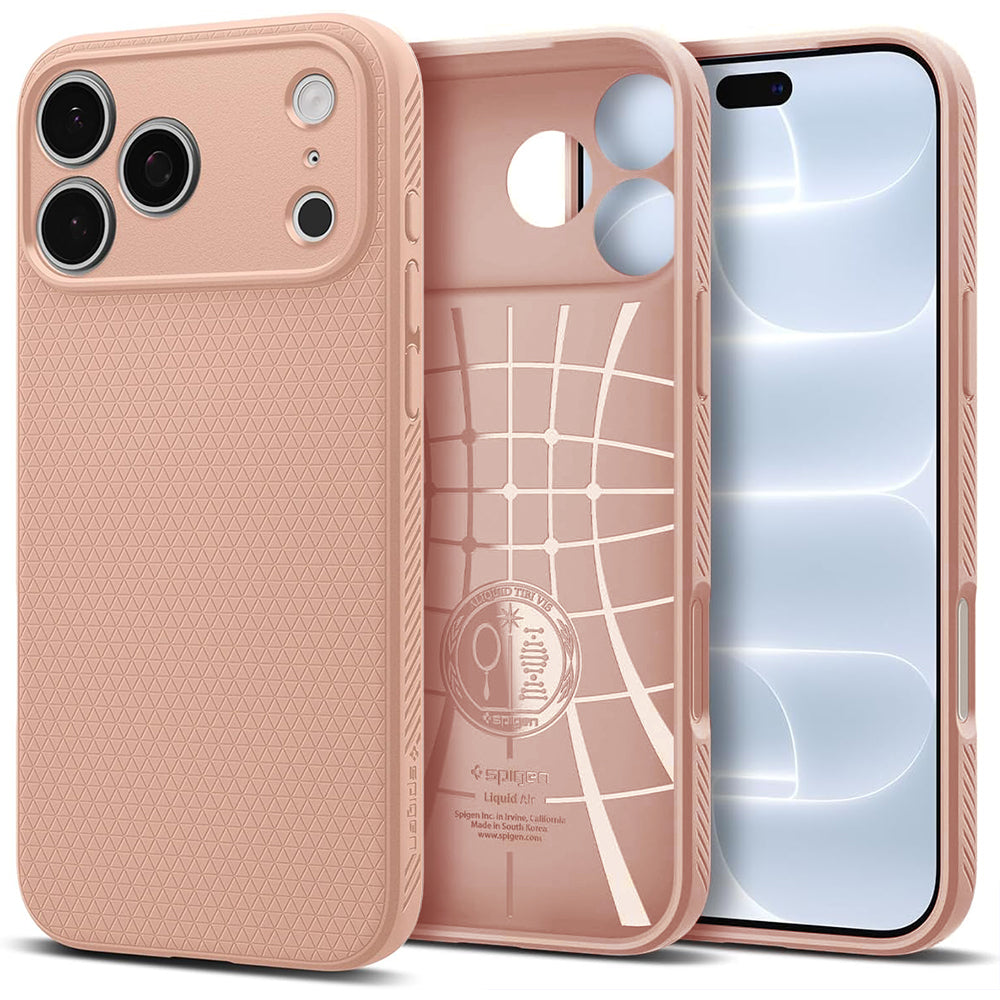 Capa para Apple iPhone 18 Pro Max / 17 Pro Max, Spigen, Liquid Air, Rosa ACS12115