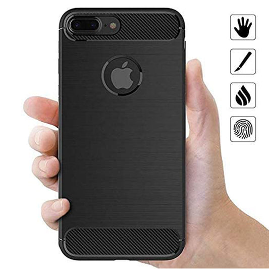 Capa para Apple iPhone 7 Plus, Techsuit, Carbono, Preta