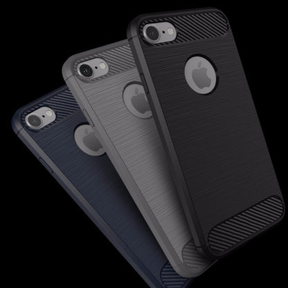 Case for Apple iPhone 8 / 7, Techsuit, Carbon, Black