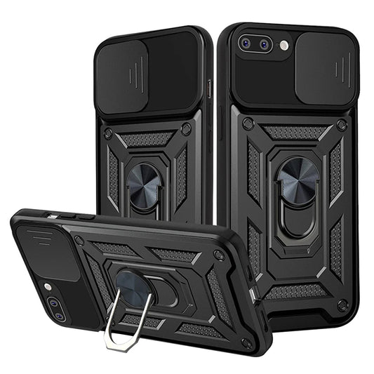 Capa para Apple iPhone 8 Plus / 7 Plus, Techsuit, CamShield, Preta