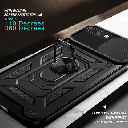 Capa para Apple iPhone 8 Plus / 7 Plus, Techsuit, CamShield, Preta