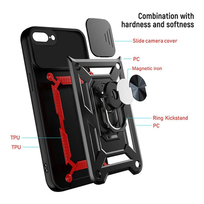 Capa para Apple iPhone 8 Plus / 7 Plus, Techsuit, CamShield, Preta