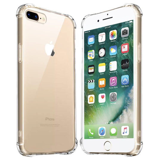 Capa para Apple iPhone 8 Plus / 7 Plus, Techsuit, Shockproof Clear, Transparente
