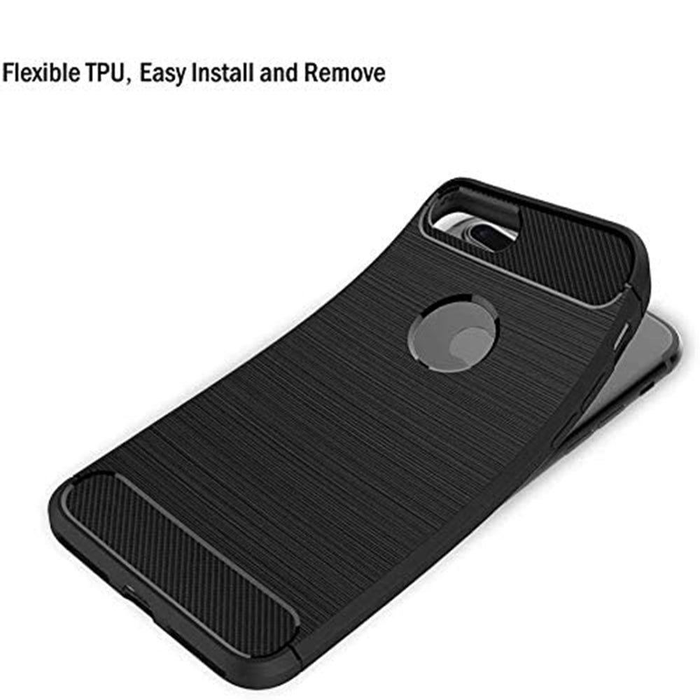 Capa para Apple iPhone 8 Plus, Techsuit, Carbono, Preta