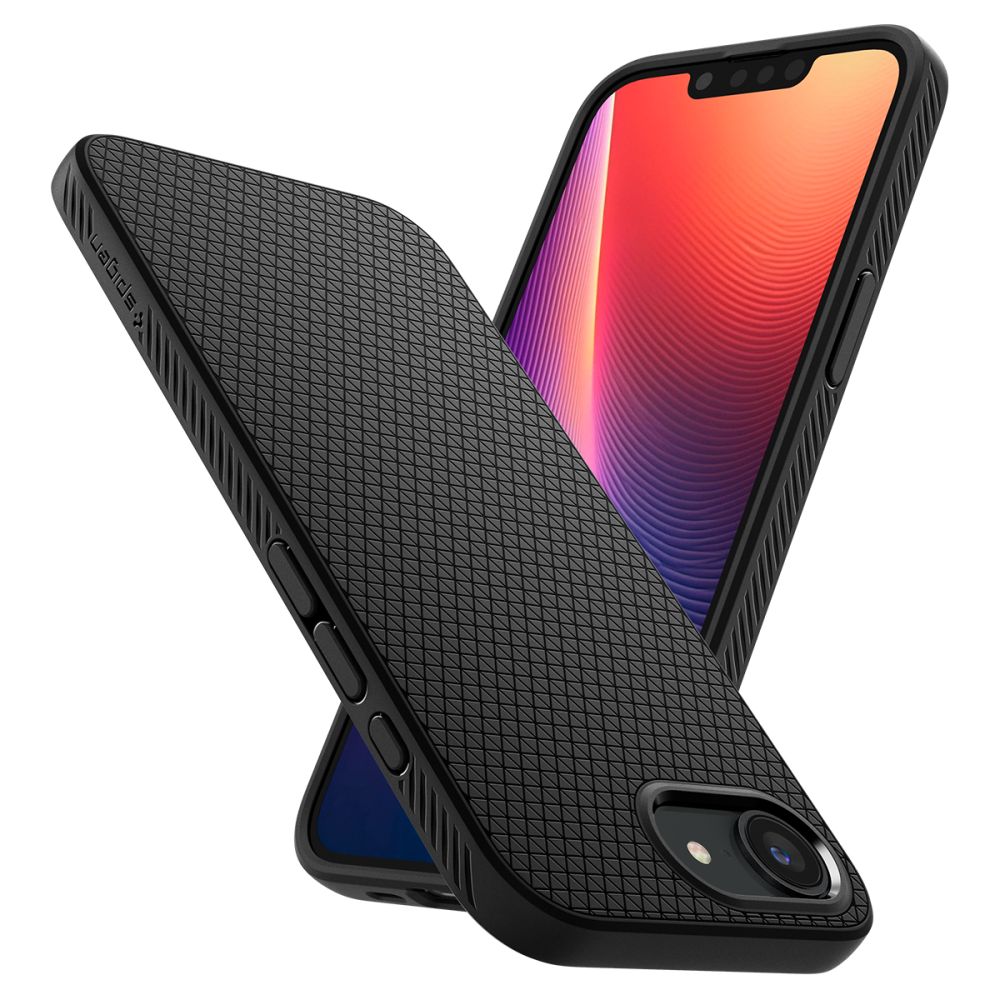 Capa para Apple iPhone 17e / 16e, Spigen, Liquid Air, Preta ACS09161