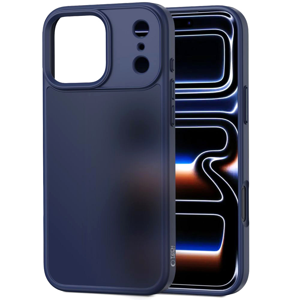 Capa para Apple iPhone 17 Pro, Tech-Protect, Magmat, Azul Marinho Mate