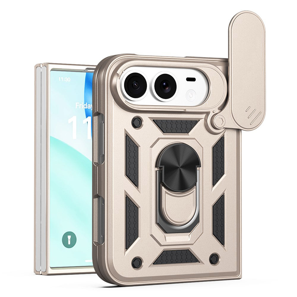 Capa para Apple iPhone Duo, Techsuit, CamShield, Dourada
