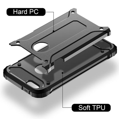 Capa para Apple iPhone SE (2016) / 5 / 5s, Techsuit, Hybrid Armor, Preta