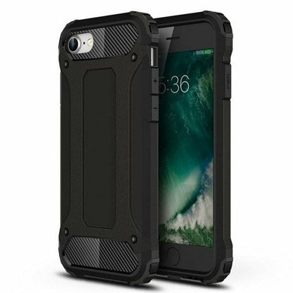 Capa para Apple iPhone SE (2022) / SE (2020) / 8 / 7, Techsuit, Hybrid Armor, Preta