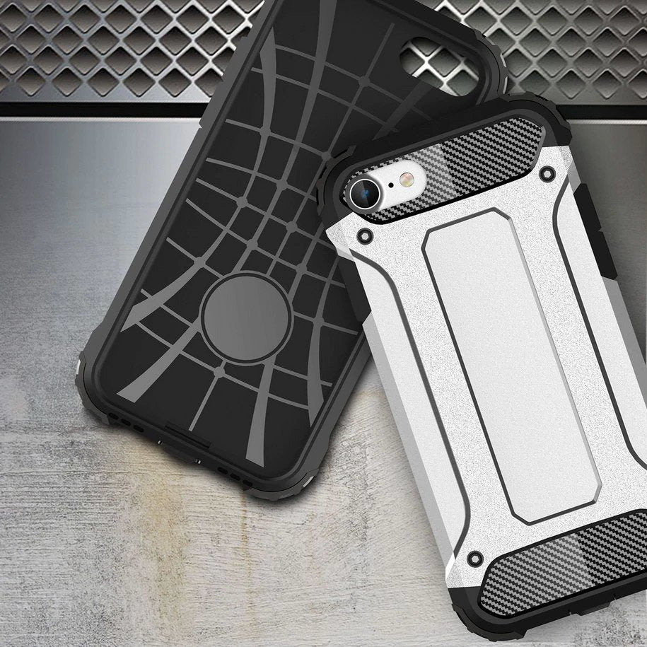 Capa para Apple iPhone SE (2022) / SE (2020) / 8 / 7, Techsuit, Hybrid Armor, Preta