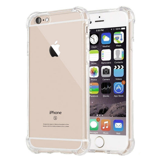 Capa para Apple iPhone SE (2022) / SE (2020) / 8 / 7, Techsuit, Transparente à Prova de Choques, Transparência