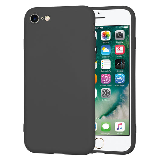 Capa para Apple iPhone SE (2022) / SE (2020) / 8 / 7, Techsuit, SoftFlex, Preta