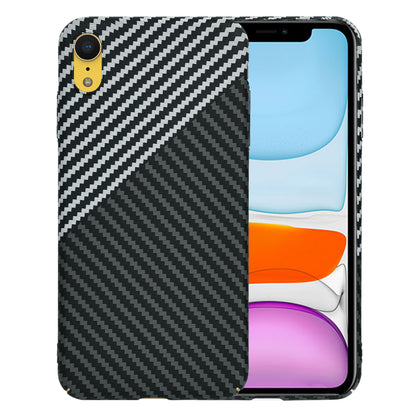 Capa para Apple iPhone XR, Techsuit, Carbonite FiberShell, Preto Cinzento