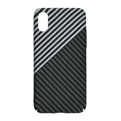 Capa para Apple iPhone XR, Techsuit, Carbonite FiberShell, Preto Cinzento