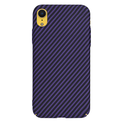 Capa para Apple iPhone XR, Techsuit, Carbonite FiberShell, Roxa