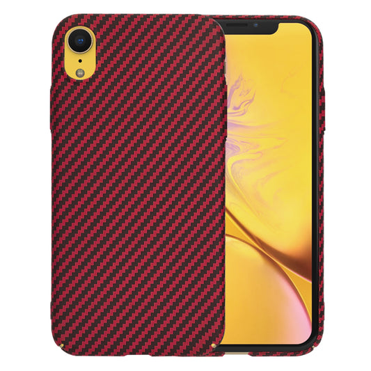 Capa para Apple iPhone XR, Techsuit, Carbonite FiberShell, Vermelha