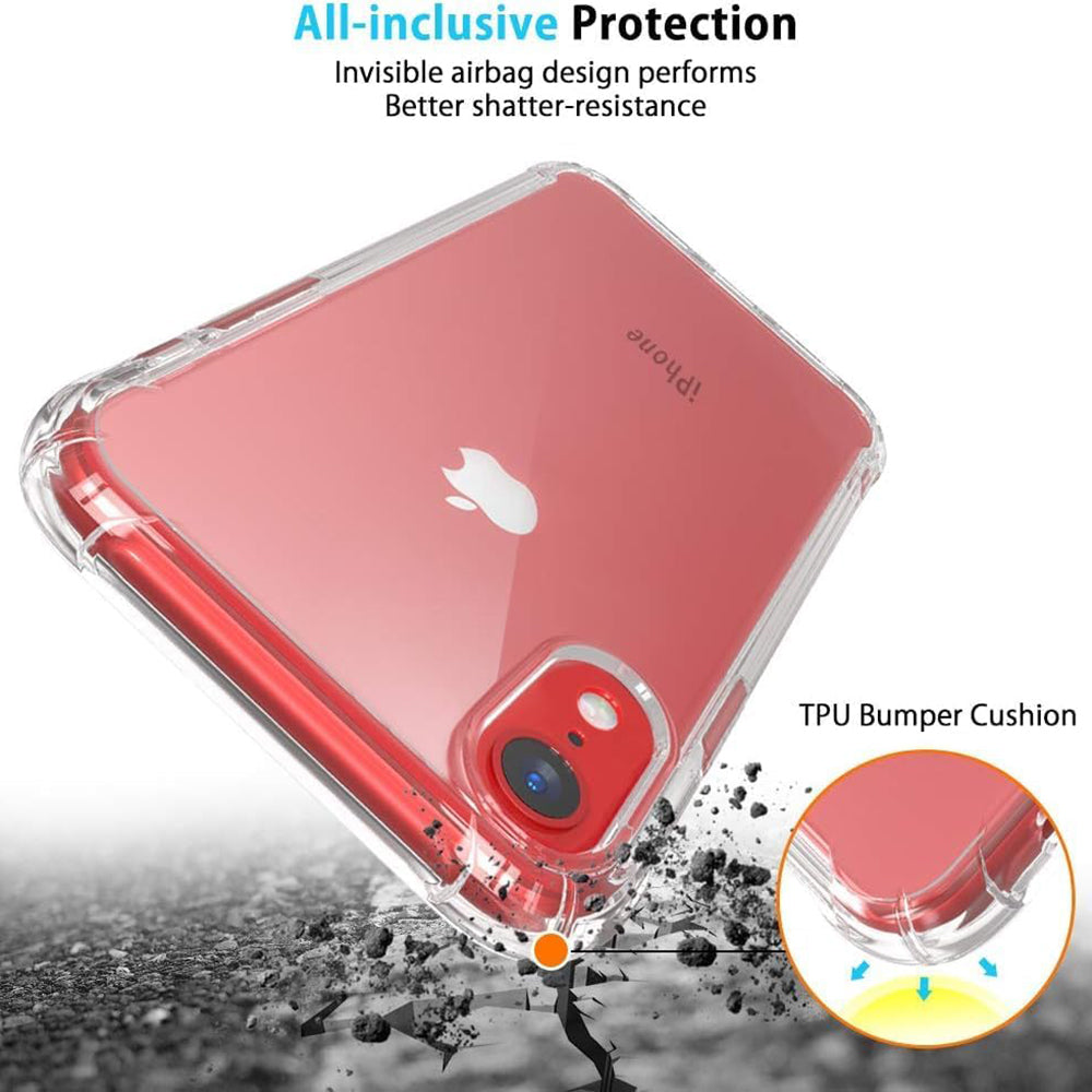 Capa para Apple iPhone XR, Techsuit, Shockproof Clear, Transparente