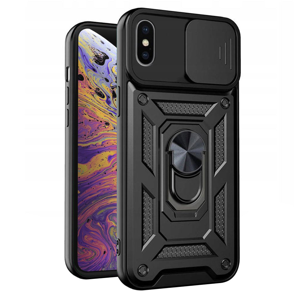 Capa para Apple iPhone XS Max, Techsuit, CamShield, Preta