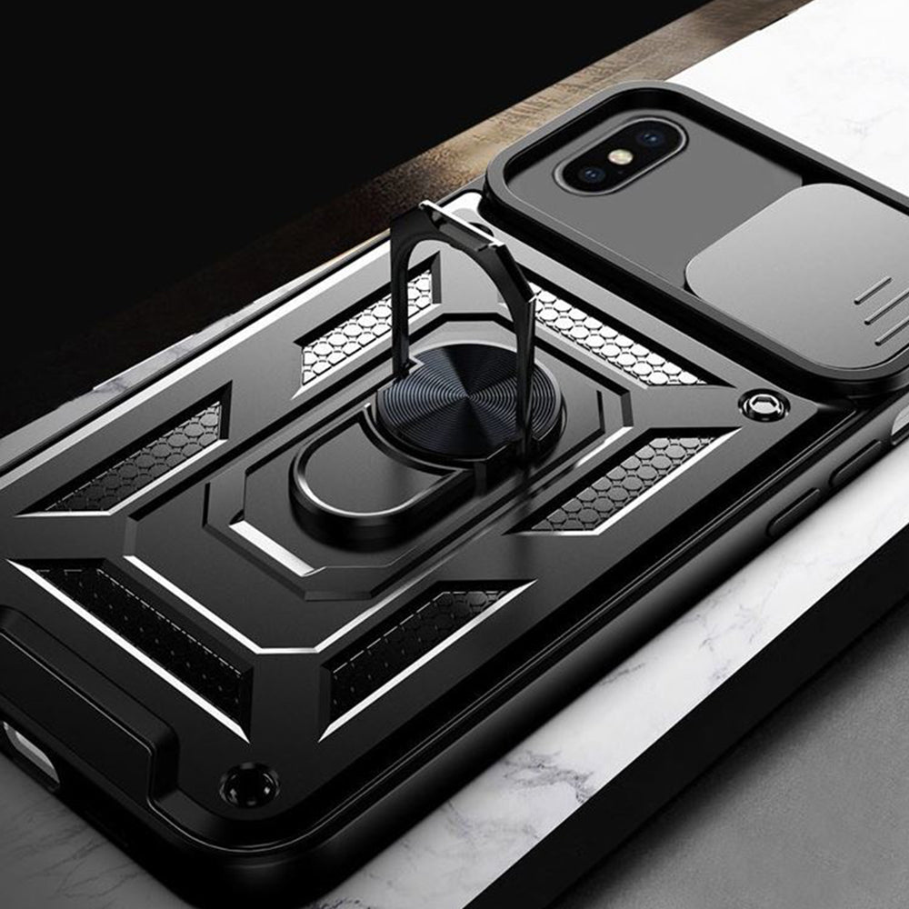 Capa para Apple iPhone XS Max, Techsuit, CamShield, Preta