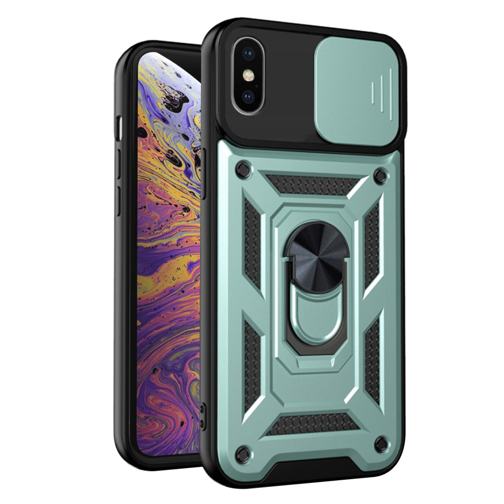 Capa para Apple iPhone XS Max, Techsuit, CamShield, Verde