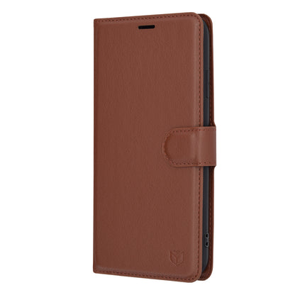 Capa para Apple iPhone XS Max, Techsuit, Leather Folio, Castanha