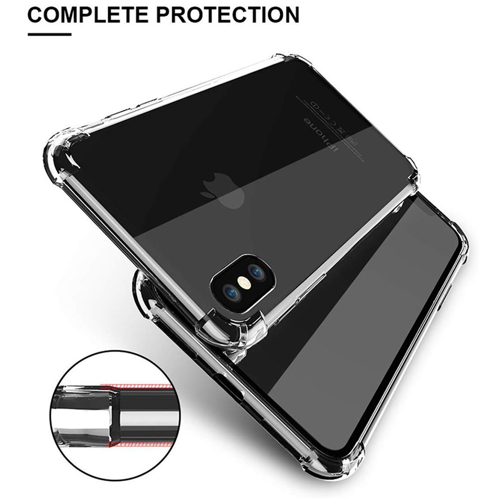 Capa para Apple iPhone XS Max, Techsuit, Shockproof Clear, Transparente