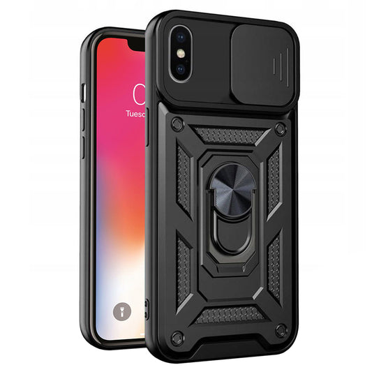 Capa para Apple iPhone XS / X, Techsuit, CamShield, Preta