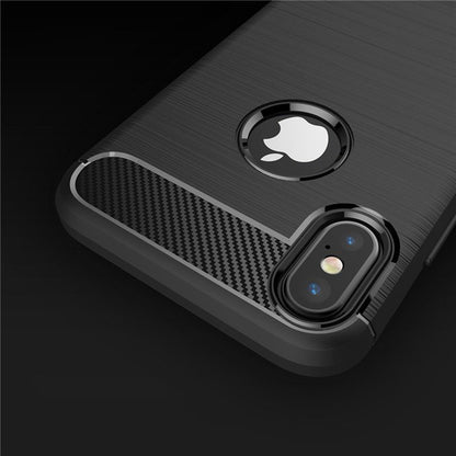 Capa para Apple iPhone XS / X, Techsuit, Carbono, Preta
