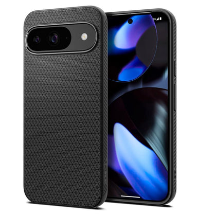 Capa para Google Pixel 9/9 Pro, Spigen, Liquid Air Matte, Preto ACS07682 