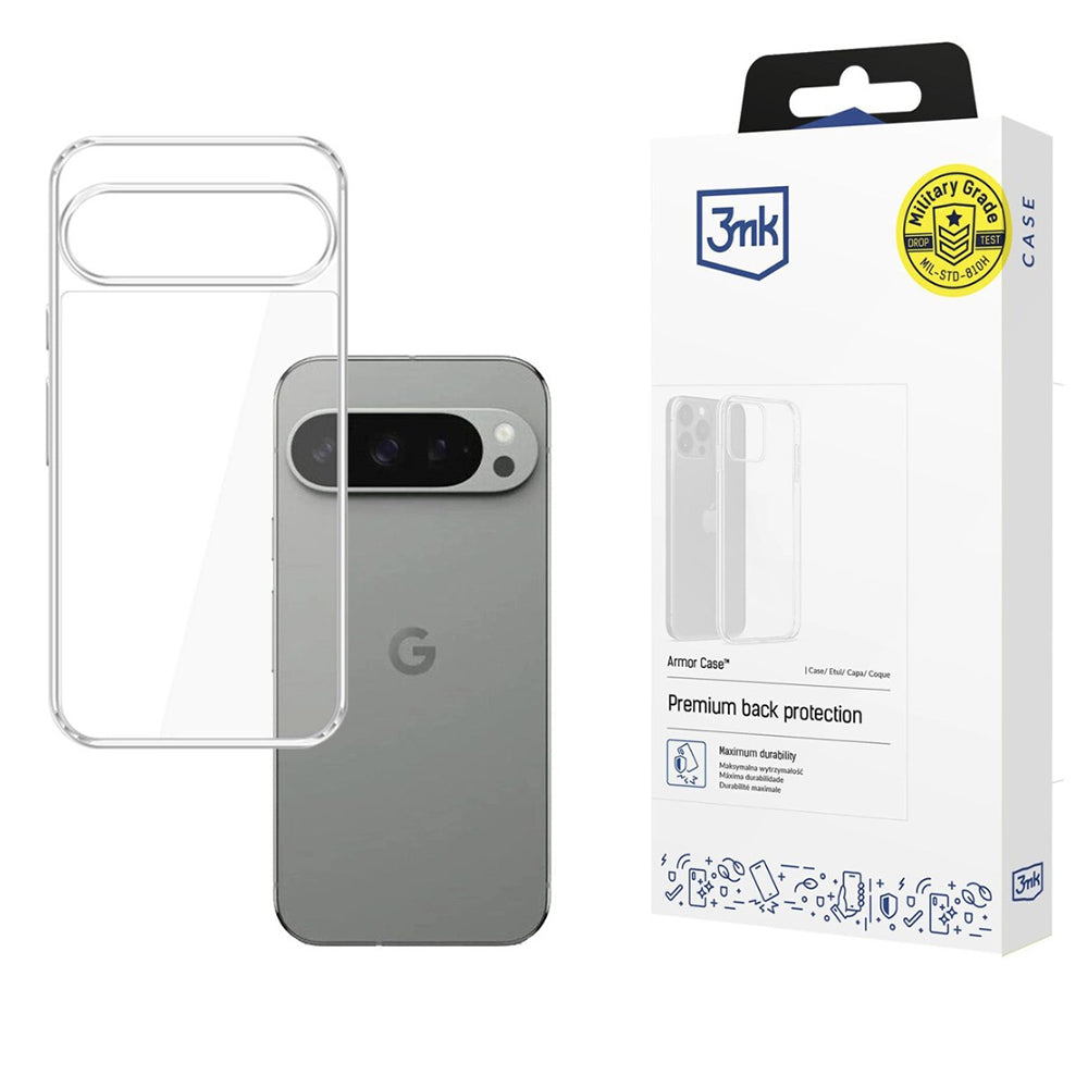 Capa para Google Pixel 10 Pro / 10, 3MK, Armor, Transparente