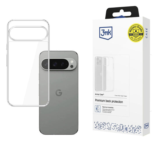 Capa para Google Pixel 10 Pro / 10, 3MK, Armor, Transparente