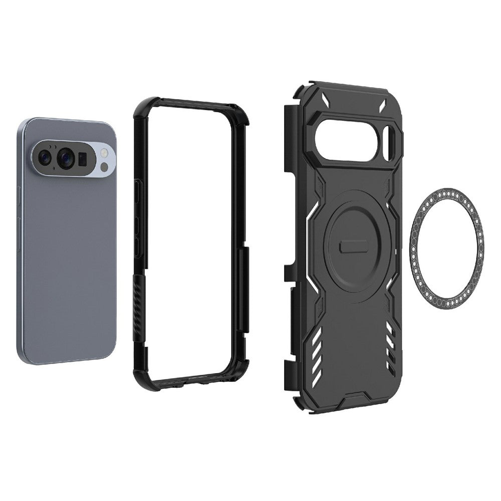 Capa MagSafe para Google Pixel 10 Pro / 10, Techsuit, ArmorMag, Preta