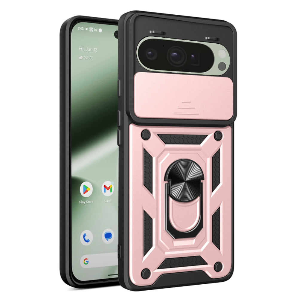 Capa para Google Pixel 10 Pro / 10, Techsuit, CamShield, Rosa