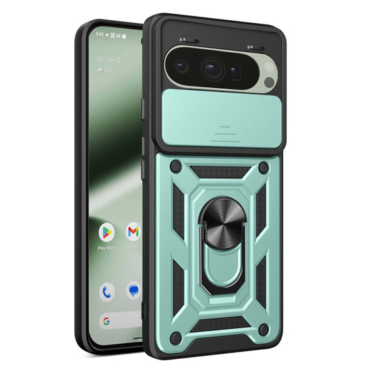 Capa para Google Pixel 10 Pro / 10, Techsuit, CamShield, Verde