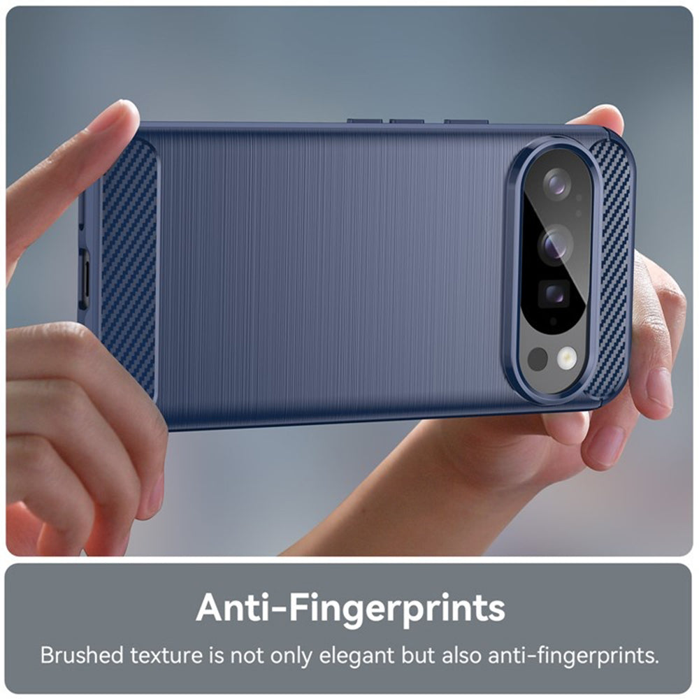 Capa para Google Pixel 10 Pro / 10, Techsuit, Carbono, Azul