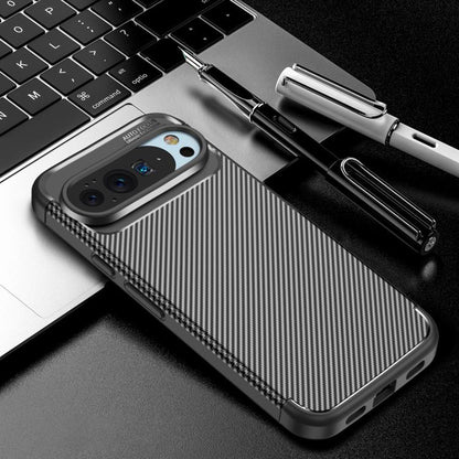 Capa para Google Pixel 10 Pro / 10, Techsuit, Fibra de Carbon, Preta