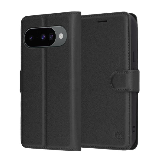 Capa para Google Pixel 10 Pro / 10, Techsuit, Leather Folio, Preta