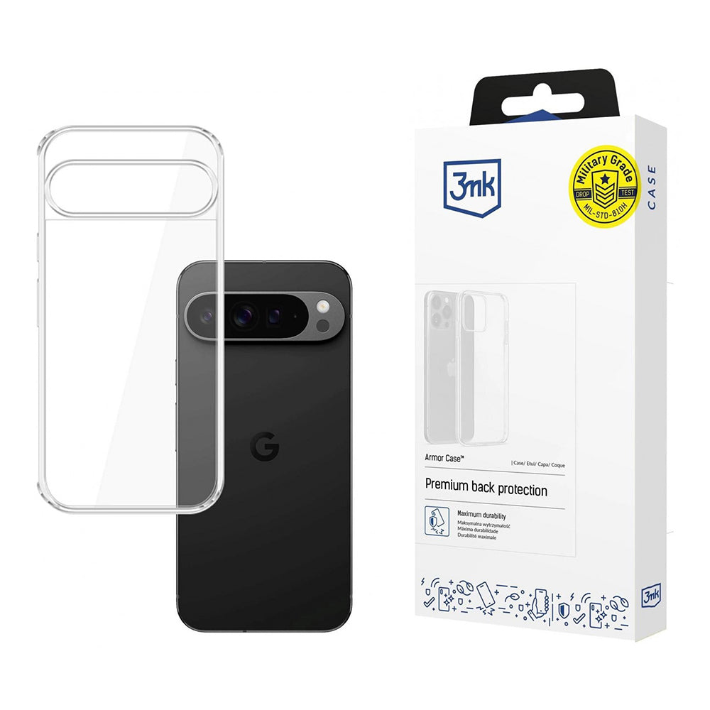 Capa para Google Pixel 10 Pro XL, 3MK, Armor, Transparente