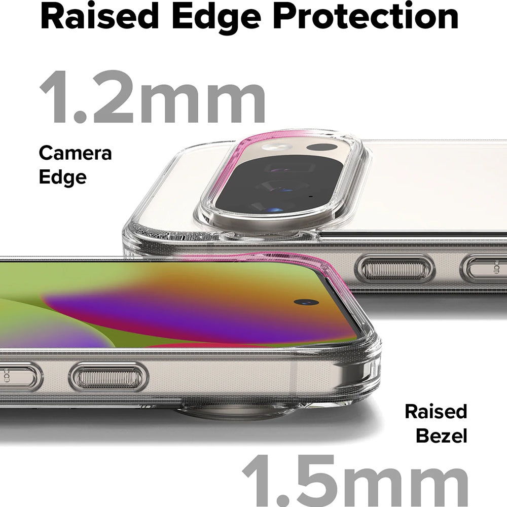 Capa para Google Pixel 10 Pro XL, Ringke, Fusion, Transparente