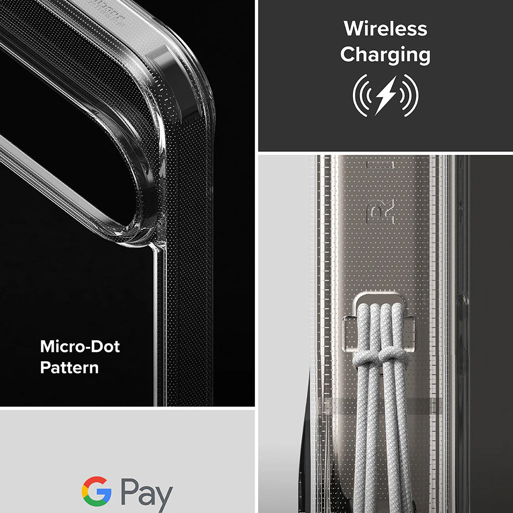 Capa para Google Pixel 10 Pro XL, Ringke, Fusion, Transparente