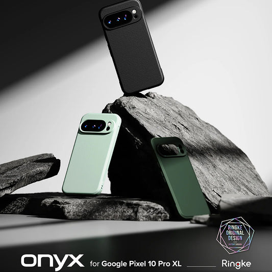 Capa para Google Pixel 10 Pro XL, Ringke, Ônix, Verde Claro