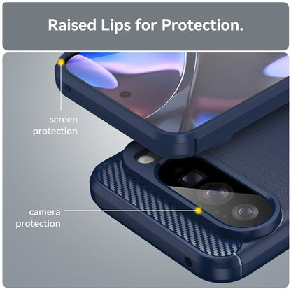 Capa para Google Pixel 10 Pro XL, Techsuit, Carbono, Azul