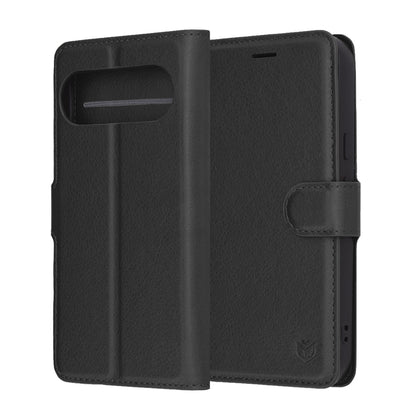 Capa para Google Pixel 10 Pro XL, Techsuit, Leather Folio, Preta
