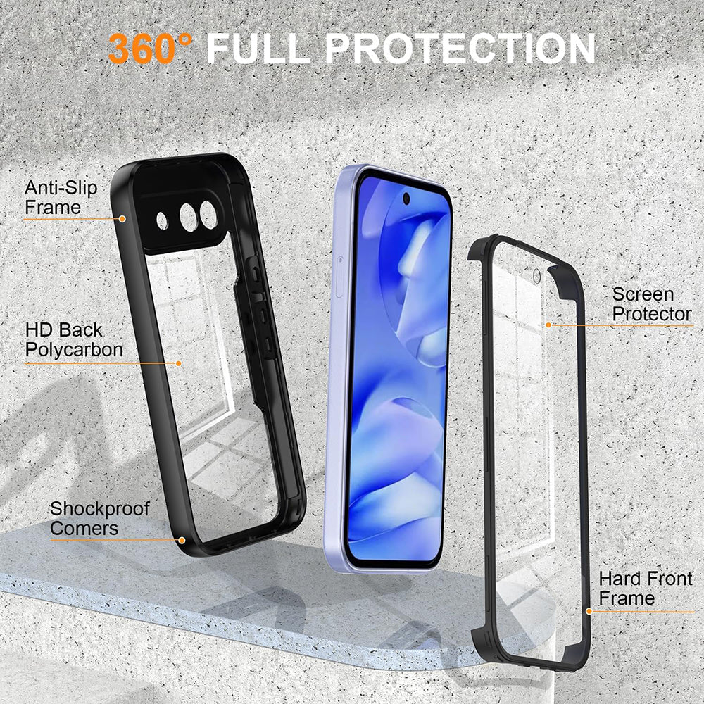 Capa para Google Pixel 10a, Techsuit, ColorVerse 360, Preta