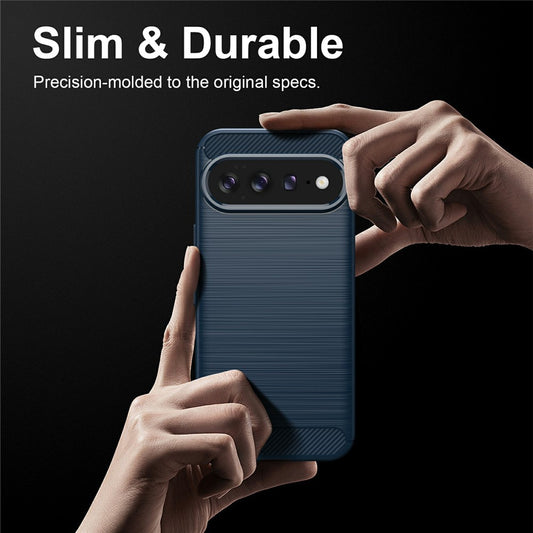 Capa para Google Pixel 11 Pro / 11, Techsuit, Carbono, Azul