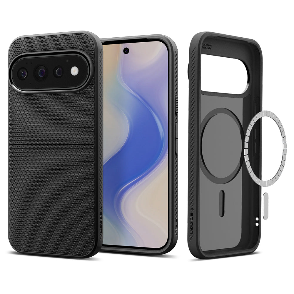 Capa para Google Pixel 11 Pro, Spigen, Liquid Air, Preto Mate ACS11428