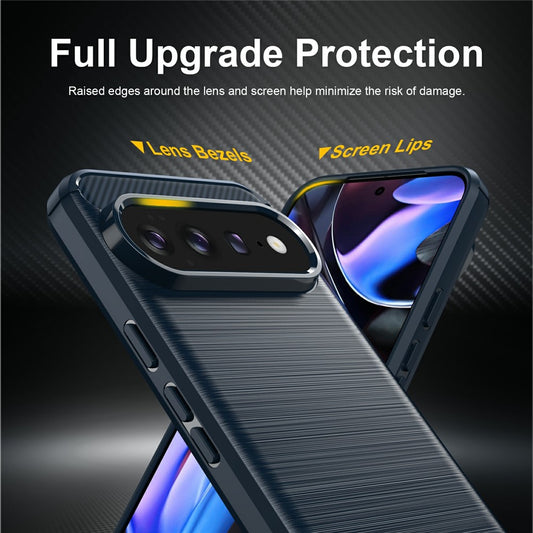 Capa para Google Pixel 11 Pro XL, Techsuit, Carbono, Azul